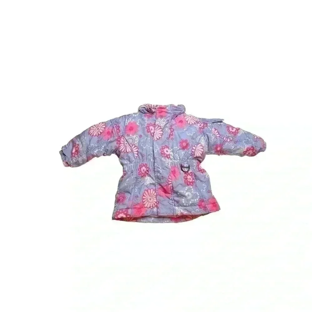 L.L. BEAN GIRLS LINED JACKET•Purple, Hit Pink and Light Pink•Like New!!